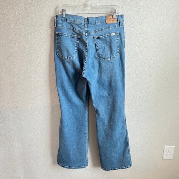 Levi Strauss Signature Heritage High Rise Flare Jeans Women's 14 Light Wash - Picture 5 of 8